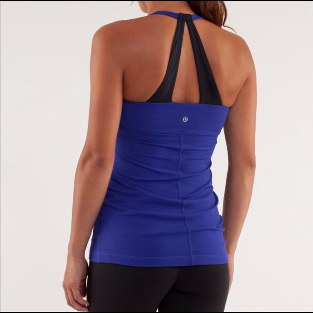 Lululemon Scoop me up tank blue 4